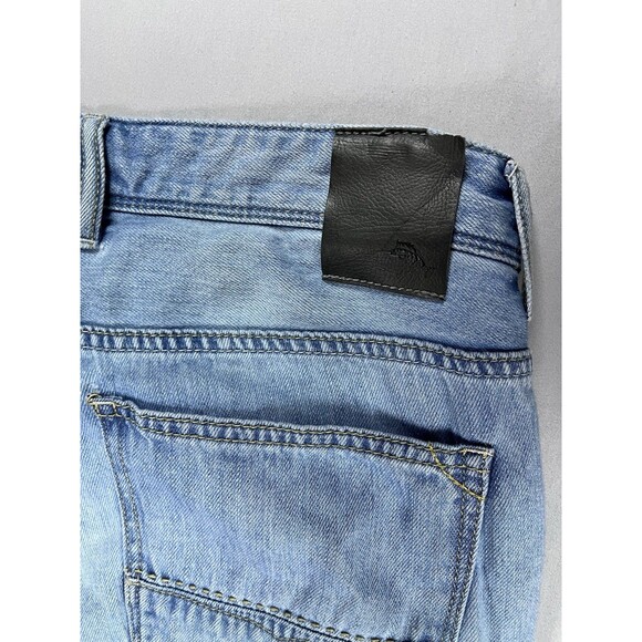 Tommy Bahama Mens Relaxed Fit Jeans Light Wash 34 x 32(Fits34x31) Tencel blend - Picture 3 of 15